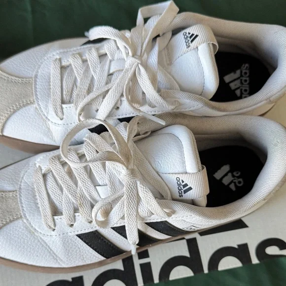 Adidas VL Court 3.0 White Sneakers - Picture 5 of 9
